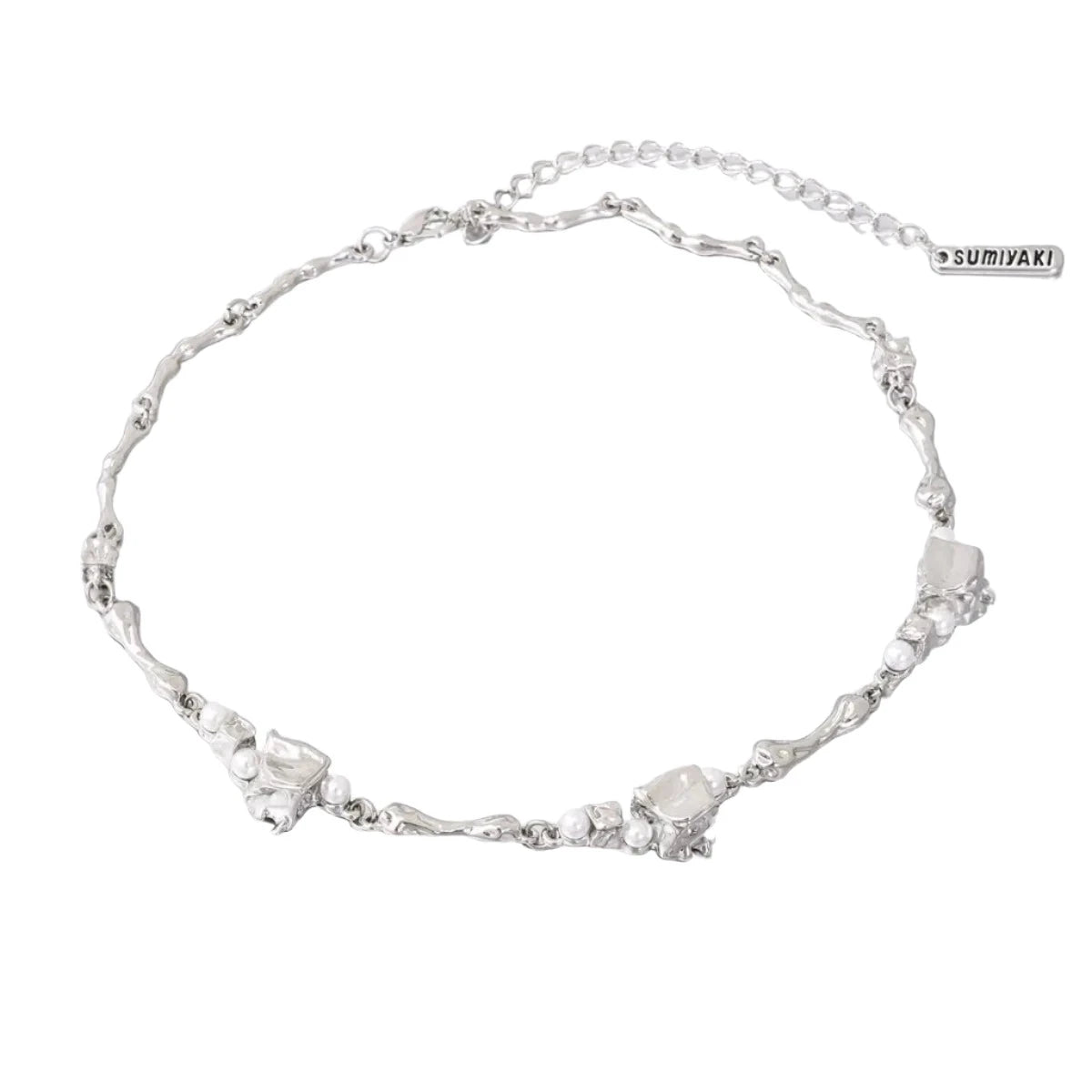 Square Pearl Necklace