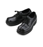 Square-Toe Lace-Up Casual Shoes