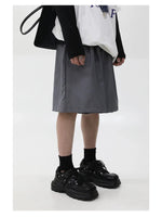 Square Toe Thick-Soled Rivet Shoes