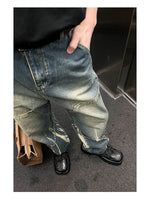 Square Toe Thick-Soled Rivet Shoes