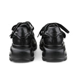 Square Toe Thick-Soled Rivet Shoes