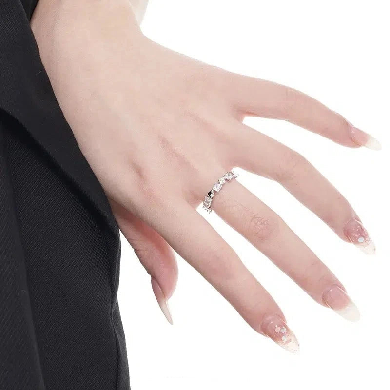 Square Zircon Ring