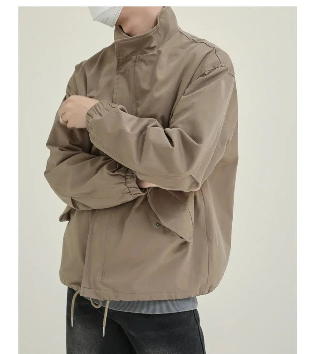 Stand Collar Bomber Jacket