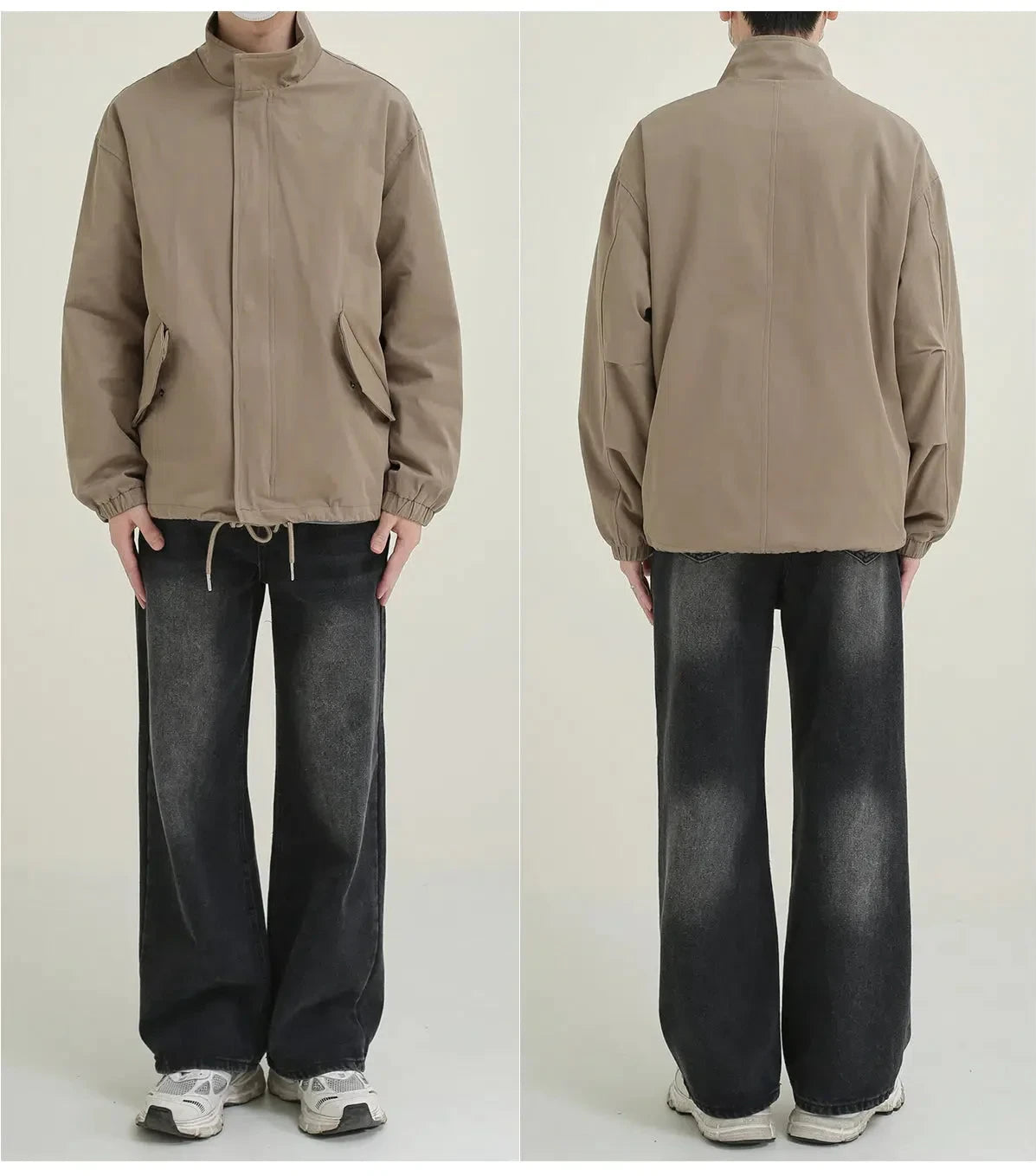 Stand Collar Bomber Jacket