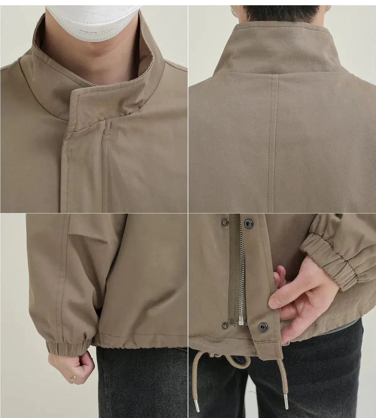 Stand Collar Bomber Jacket