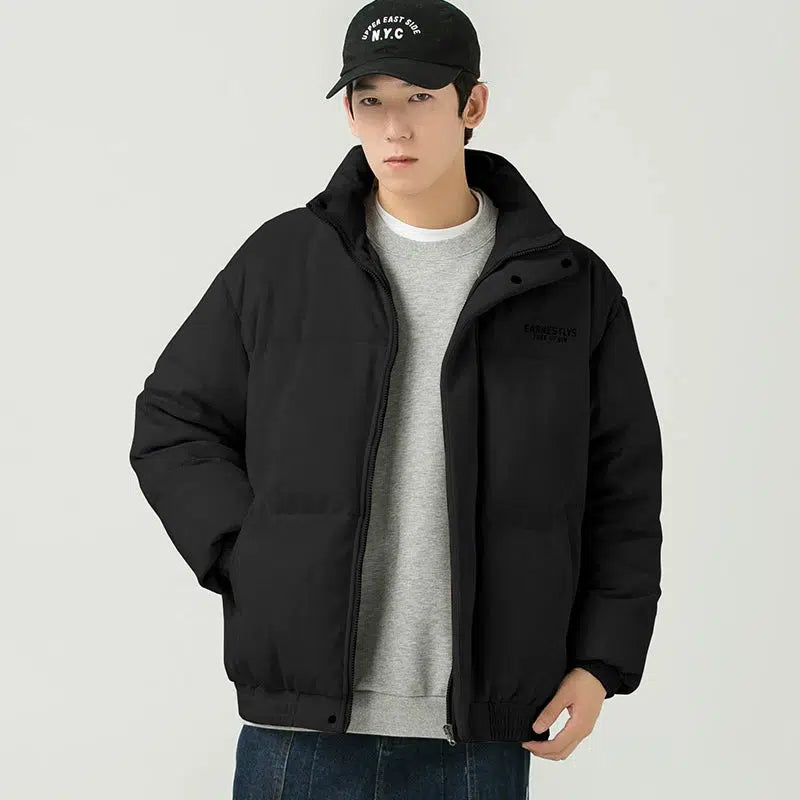 Stand Collar Cotton Coat