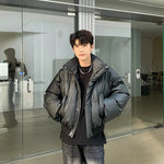 Stand Collar Padded Cotton Down Jacket