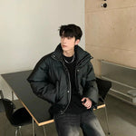 Stand Collar Padded Cotton Down Jacket