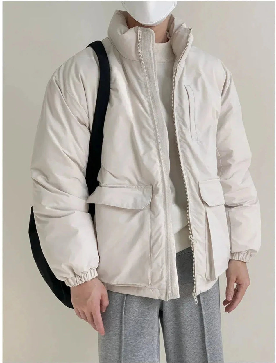 Stand Collar Padded cotton Jacket