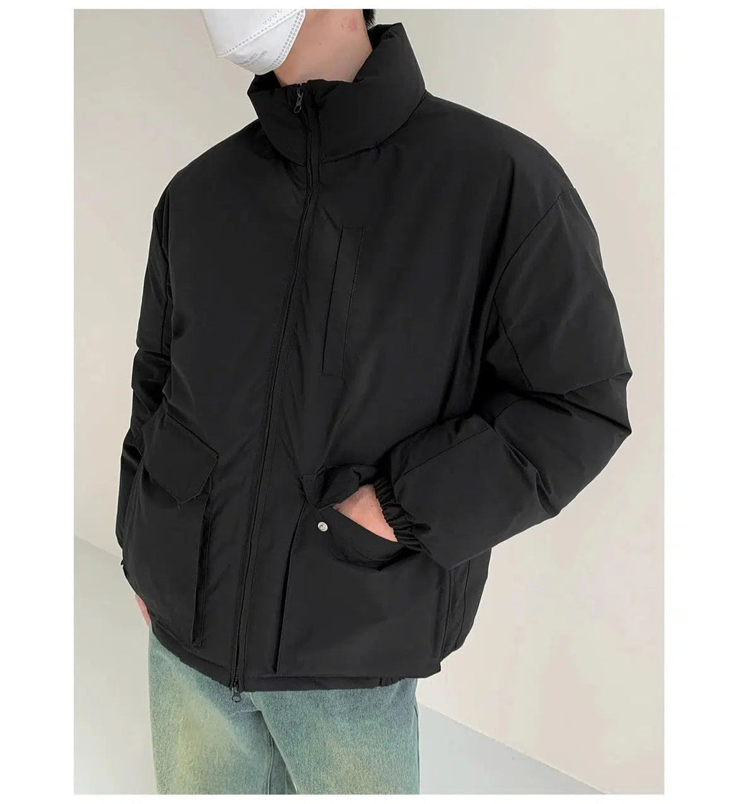 Stand Collar Padded cotton Jacket