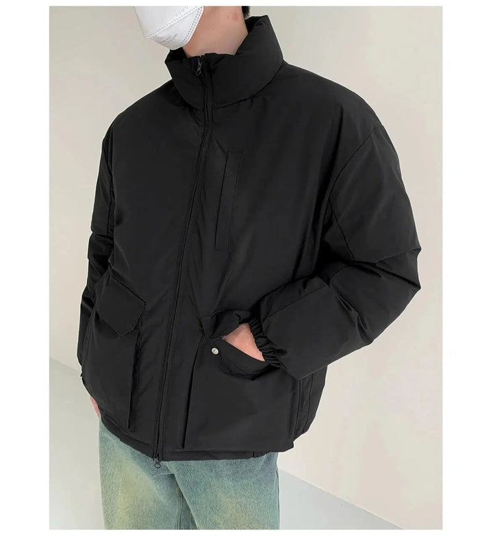 Stand Collar Padded cotton Jacket