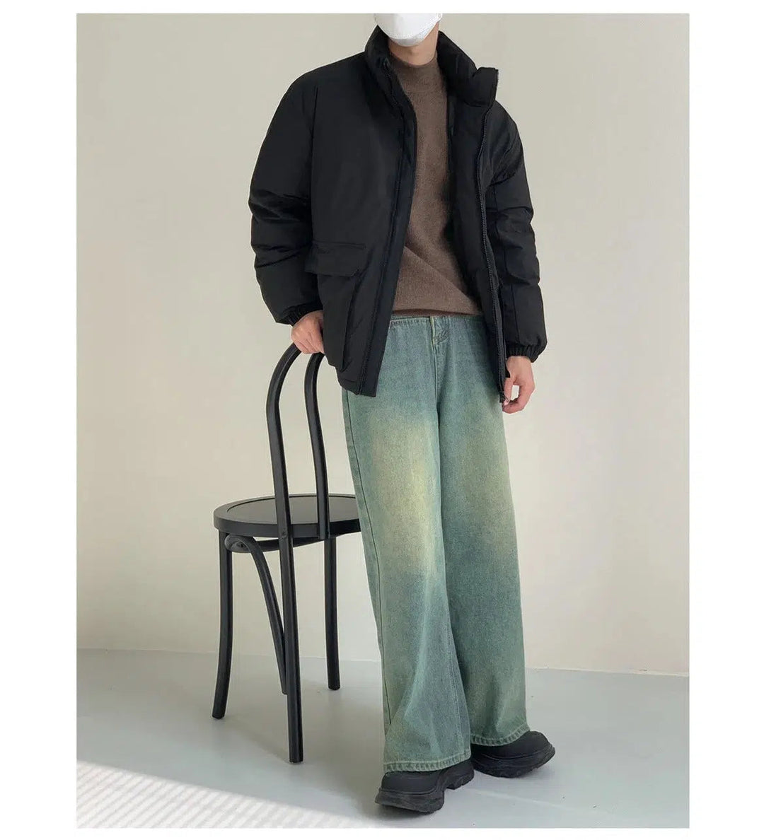 Stand Collar Padded cotton Jacket
