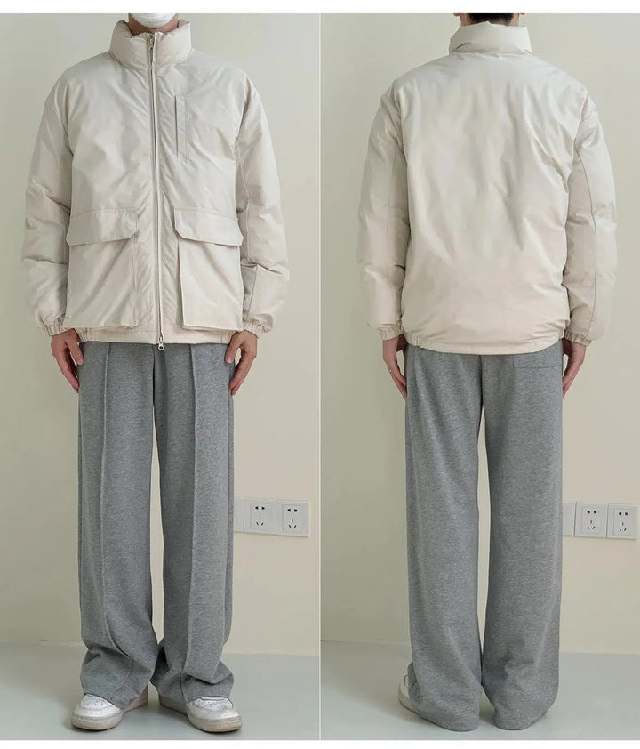 Stand Collar Padded cotton Jacket