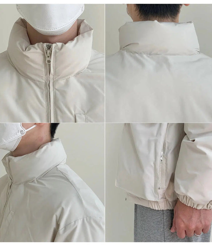 Stand Collar Padded cotton Jacket