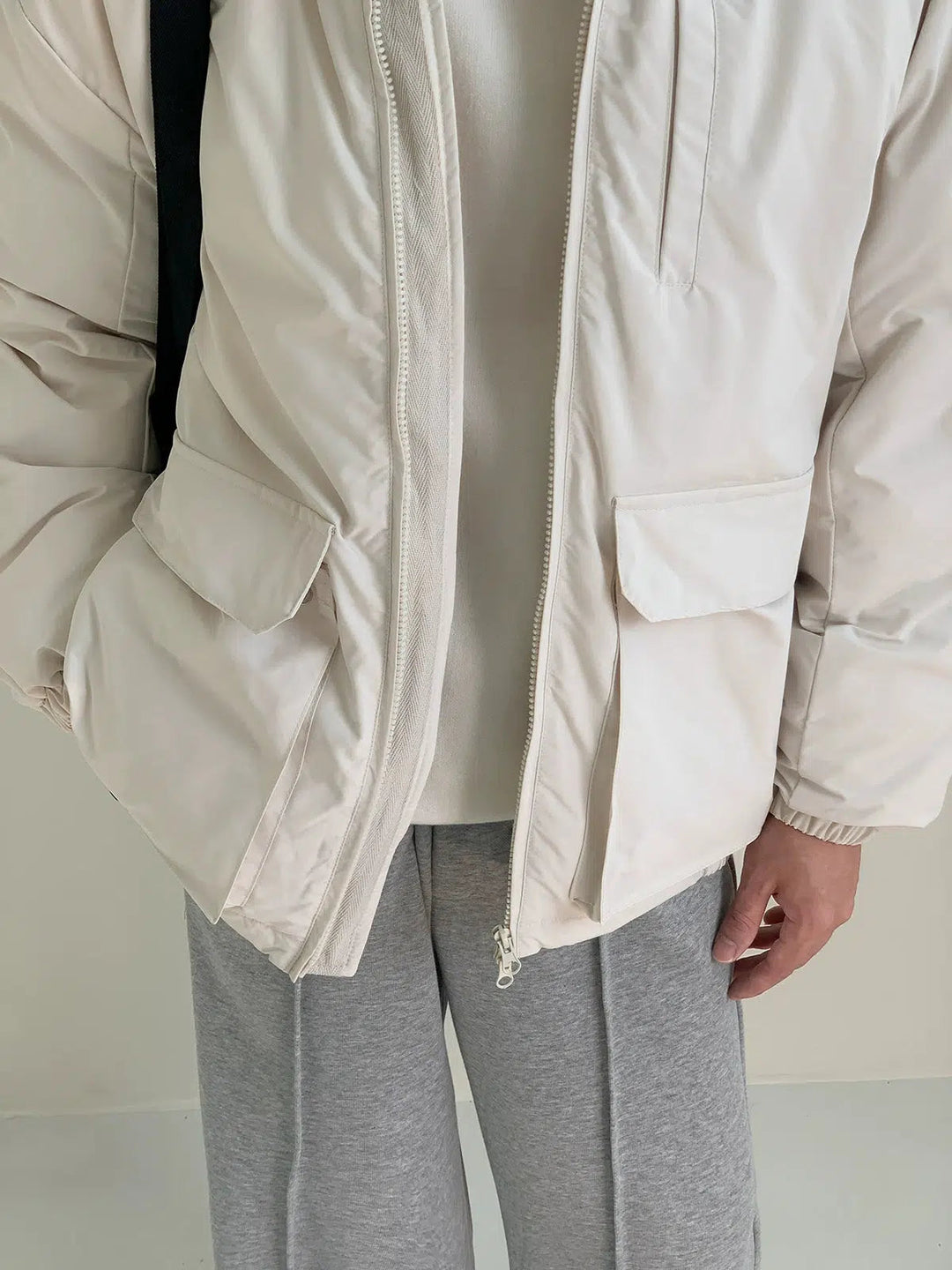 Stand Collar Padded cotton Jacket