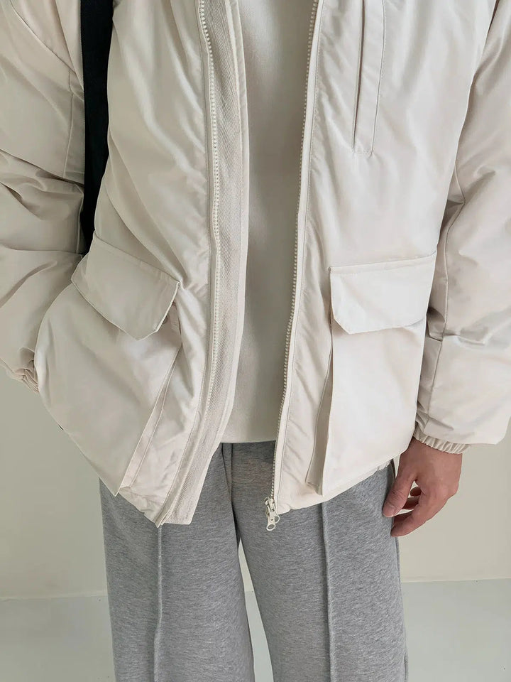 Stand Collar Padded cotton Jacket