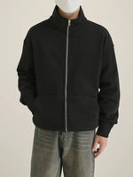 Stand Collar Zipper Jacket