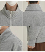 Stand Collar Zipper Jacket