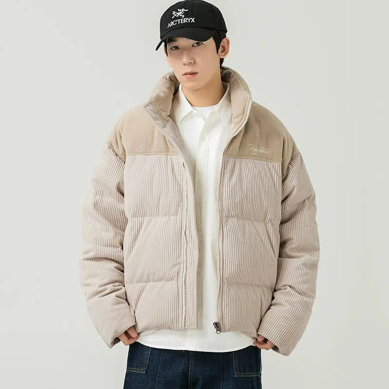 Stand-up Collar Puffer Jacket