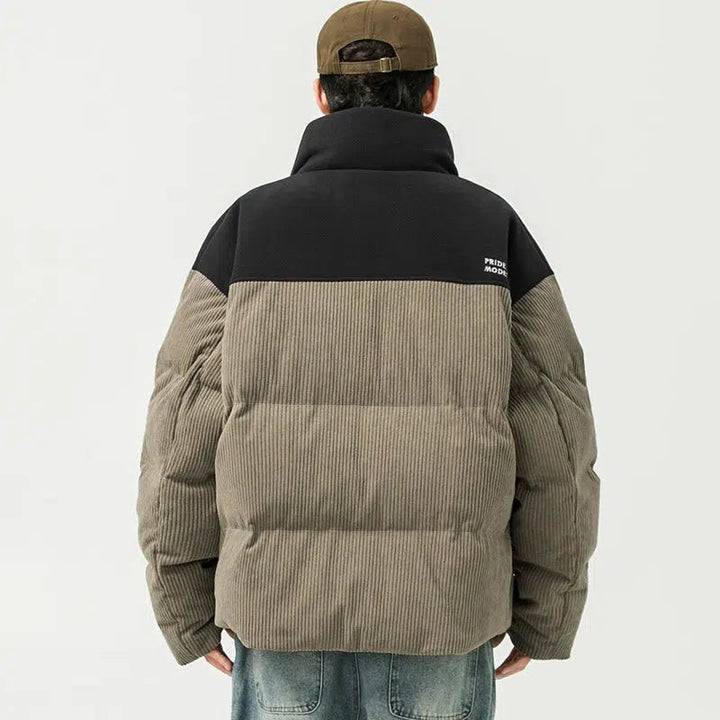 Stand-up Collar Puffer Jacket