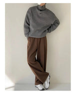 Stand-up Collar Thick Turtleneck Sweater