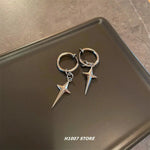 Star Cross Pendant Earrings