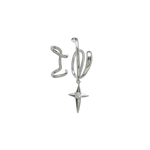 Star Pendant Ear Clips