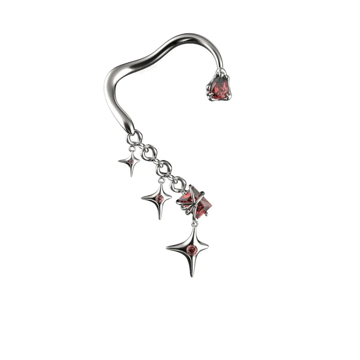 Star Pendant Earrings