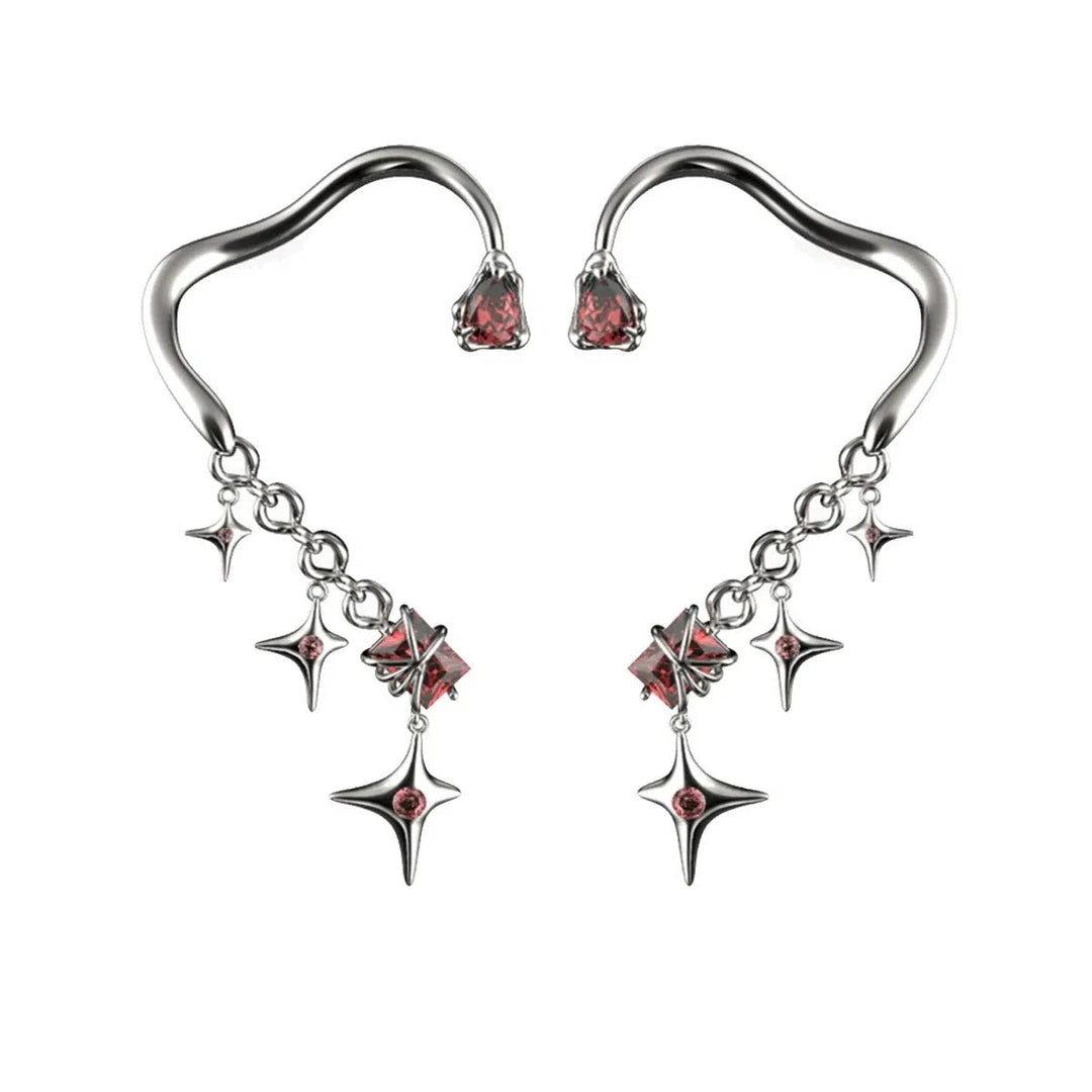 Star Pendant Earrings