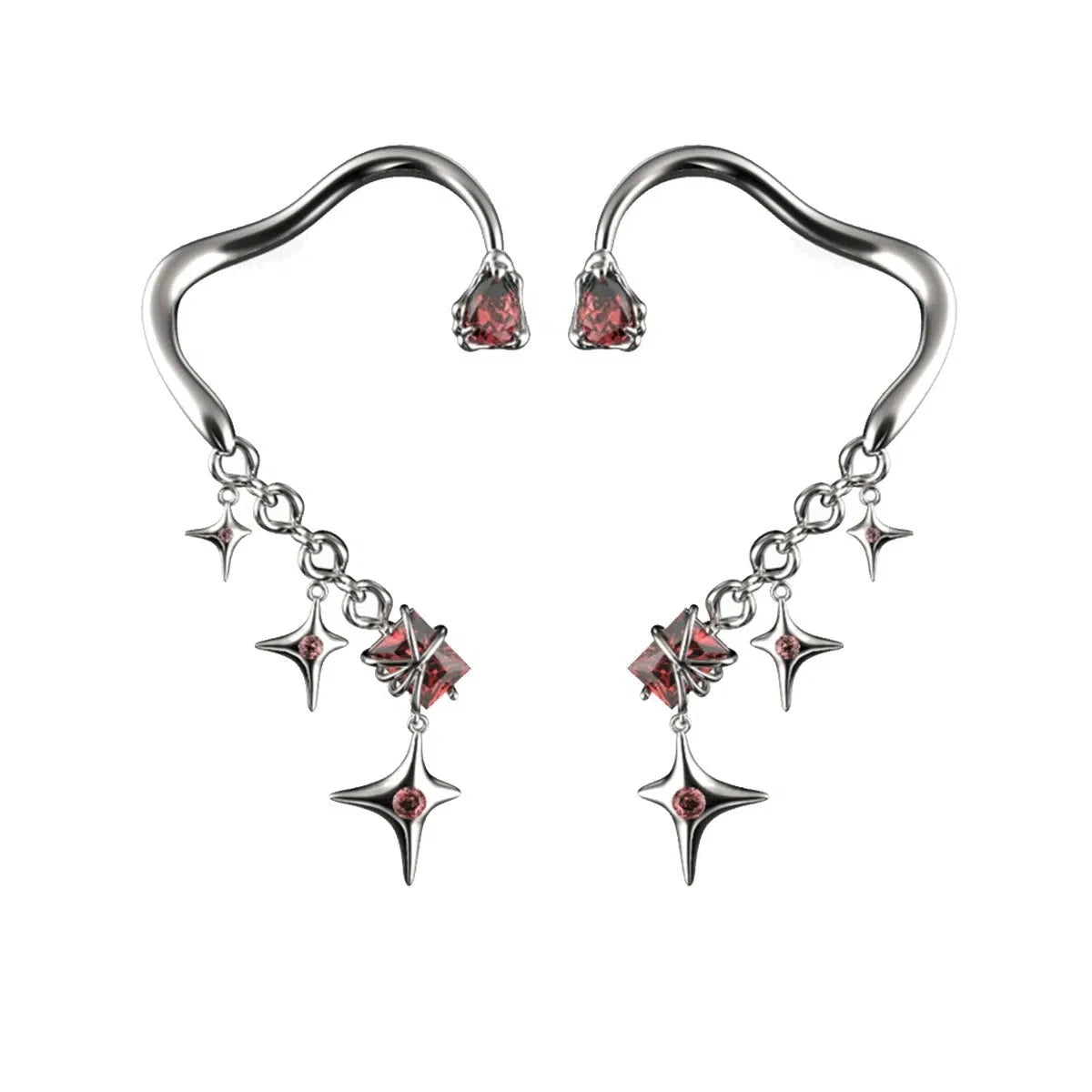 Star Pendant Earrings