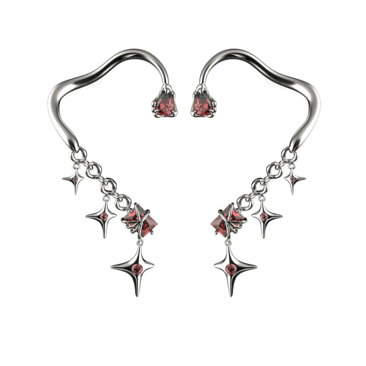 Star Pendant Earrings