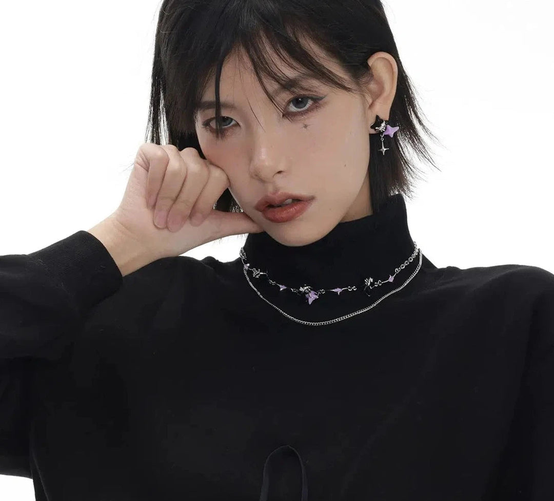 Star Pendant Earrings