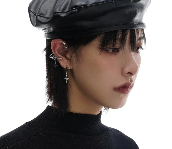 Star Pendant Earrings