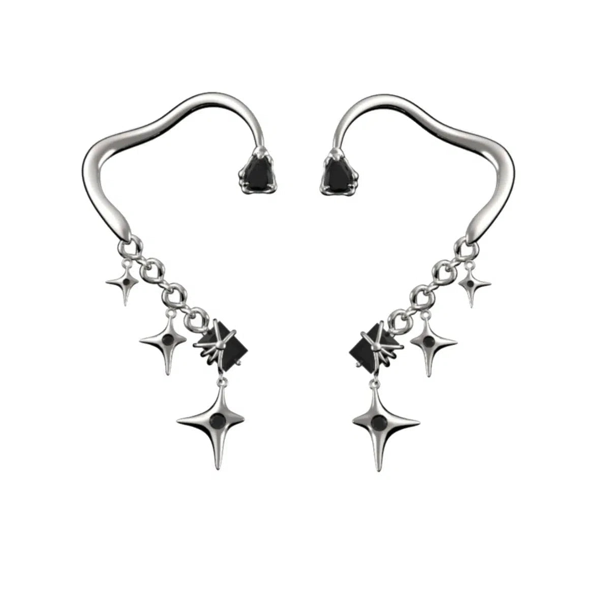 Star Pendant Earrings