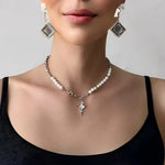 Star Pendant Pearl Necklace