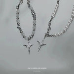 Star Pendant Pearl Necklace