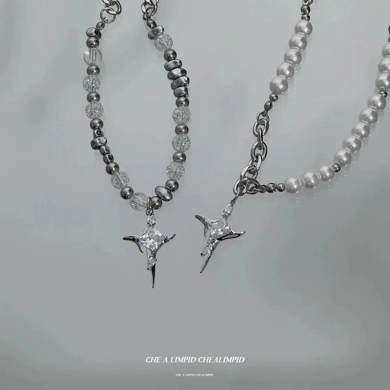 Star Pendant Pearl Necklace