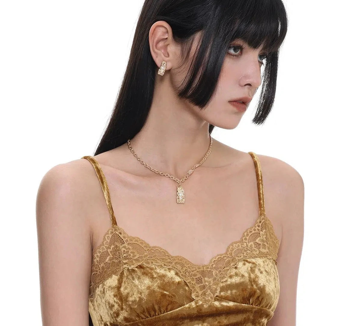 Star Rune Stone Earrings