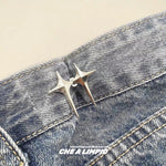 Star-Shaped Clip Waist Buckle