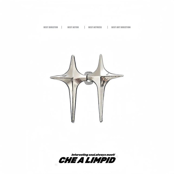 Star-Shaped Clip Waist Buckle