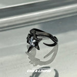 Star-Stinger Crystal Accent Rings