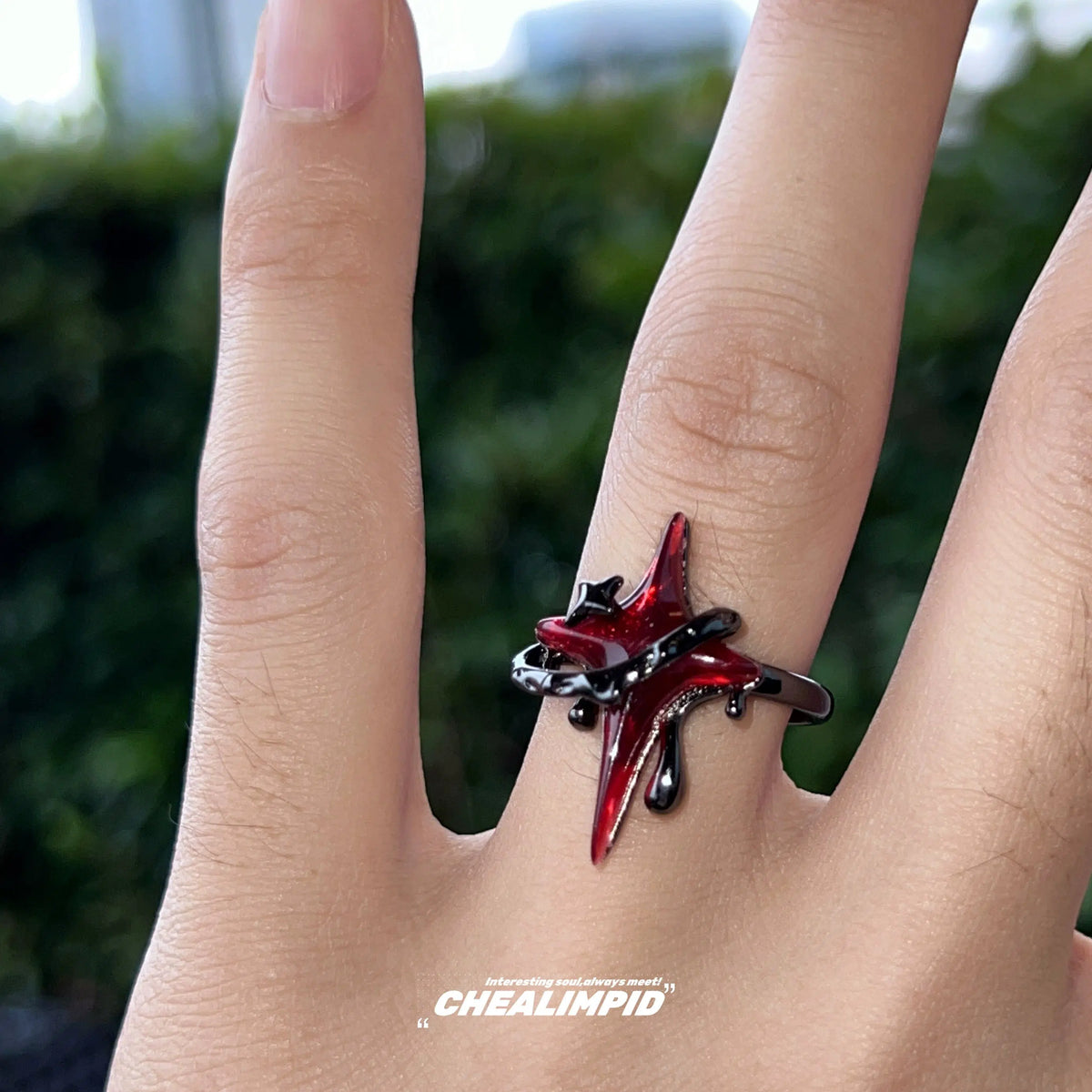Cross Ruby Ring
