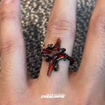 Cross Ruby Ring