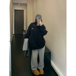 Stitching Embroidery Hoodie Sweater