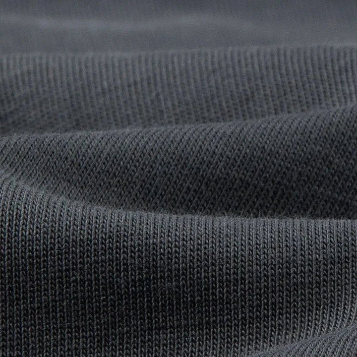 Stitching Round Neck Solid Color T-shirt