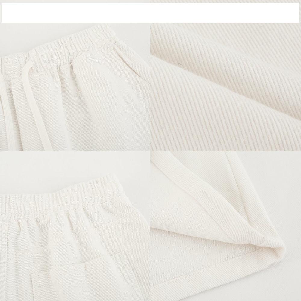 Straight Cotton Casual Shorts
