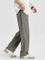 Straight Fit Drawstring Pants