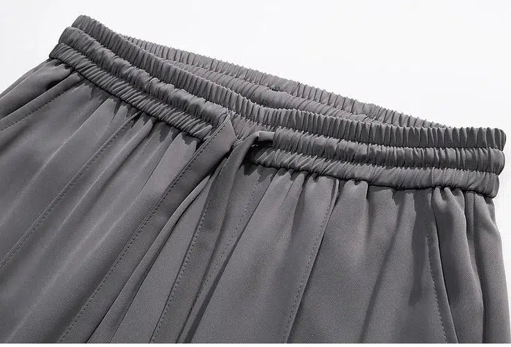 Straight Ice Silk Drape Casual Pants