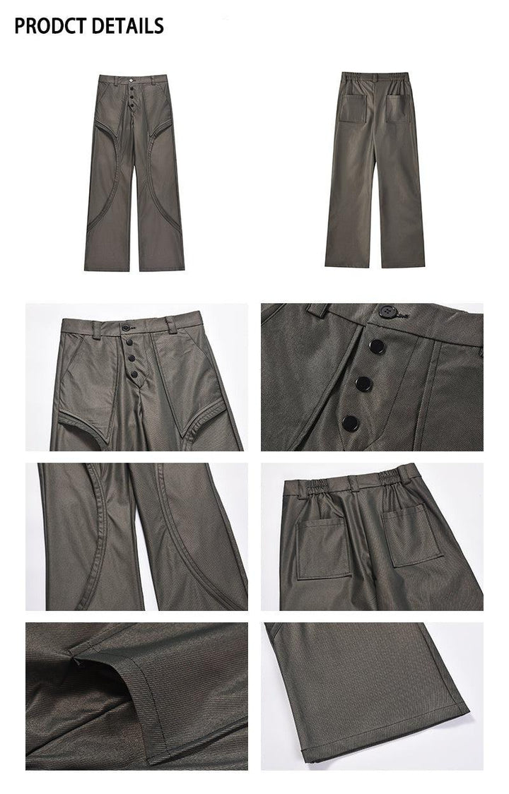 Straight Leg Casual Pants