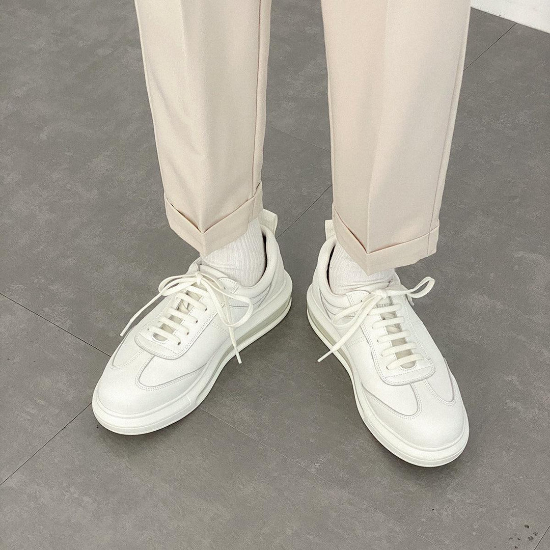 Straight Slim Cropped Suit Pants